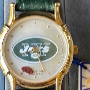 Sun time NewYork Jets lady battery water resistant leather band